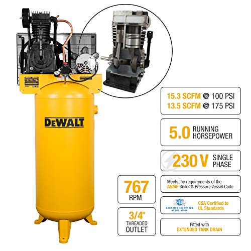 DeWalt DXCMV5076055 - Click to see price 60 gallon Air Compressor for painting