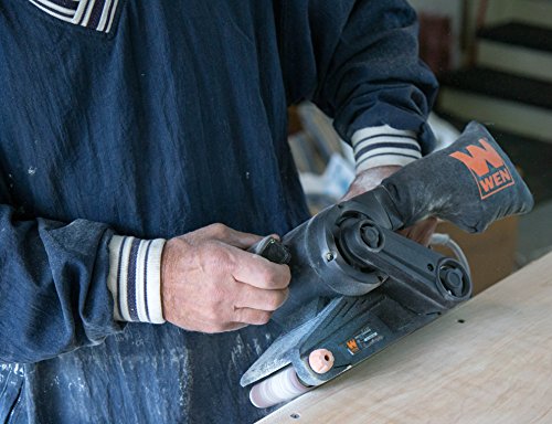WEN 6321 7-Amp 3 in. x 21 in. Corded Belt Sander with Dust Bag - Buy on Amazon WEN 6321 7-Amp 3 in. x 21 in. Corded Belt Sander with Dust Bag