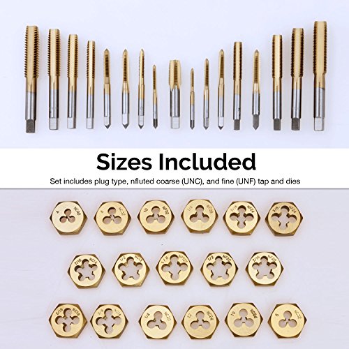 Click to Buy on Amazon 40-piece Tap and Die Set