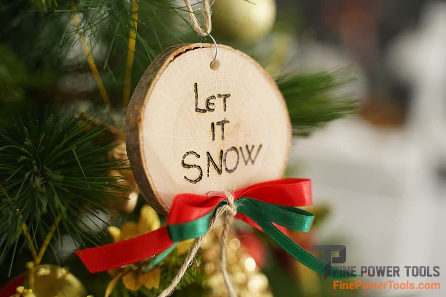 Christmas tree DIY ornament