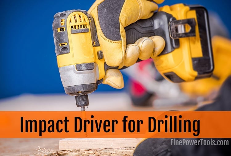 Impact Driver to Drill Hole