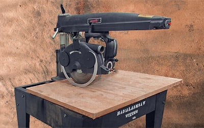 Radial Arm Saw with Stand