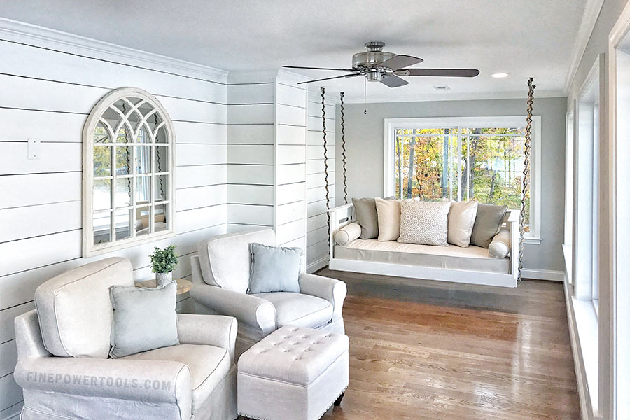 Shiplap Wall Installation