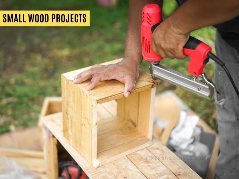 Using pin nailer for small woodworking project