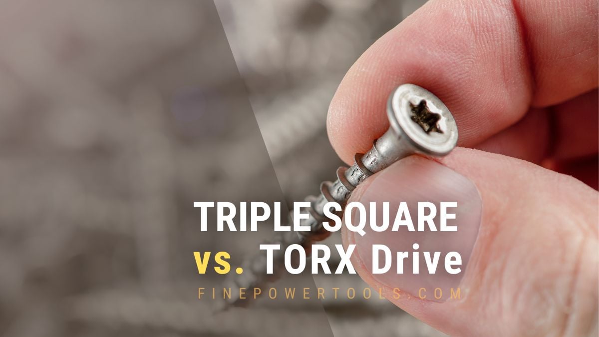 Torx Screw with Triple Square screws in background